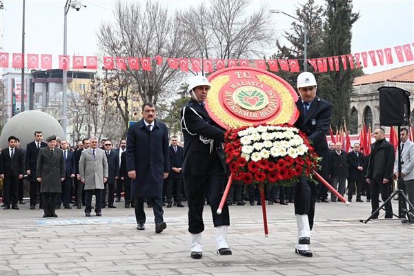 Atatürk’ün Malatya’ya gelişinin 93. yılı törenle kutlandı