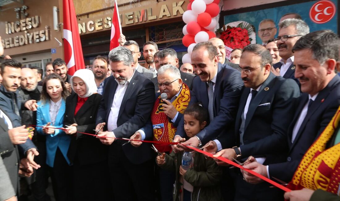 Kayseri Büyükşehir Belediye Başkanı Memduh Büyükkılıç, İncesu Belediye Başkan Adayı