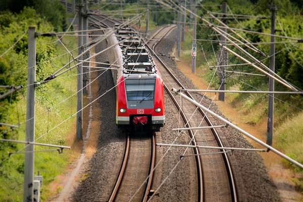 Bölgesel yolcu treni, büyükbaş hayvan yüklü araca çarptı