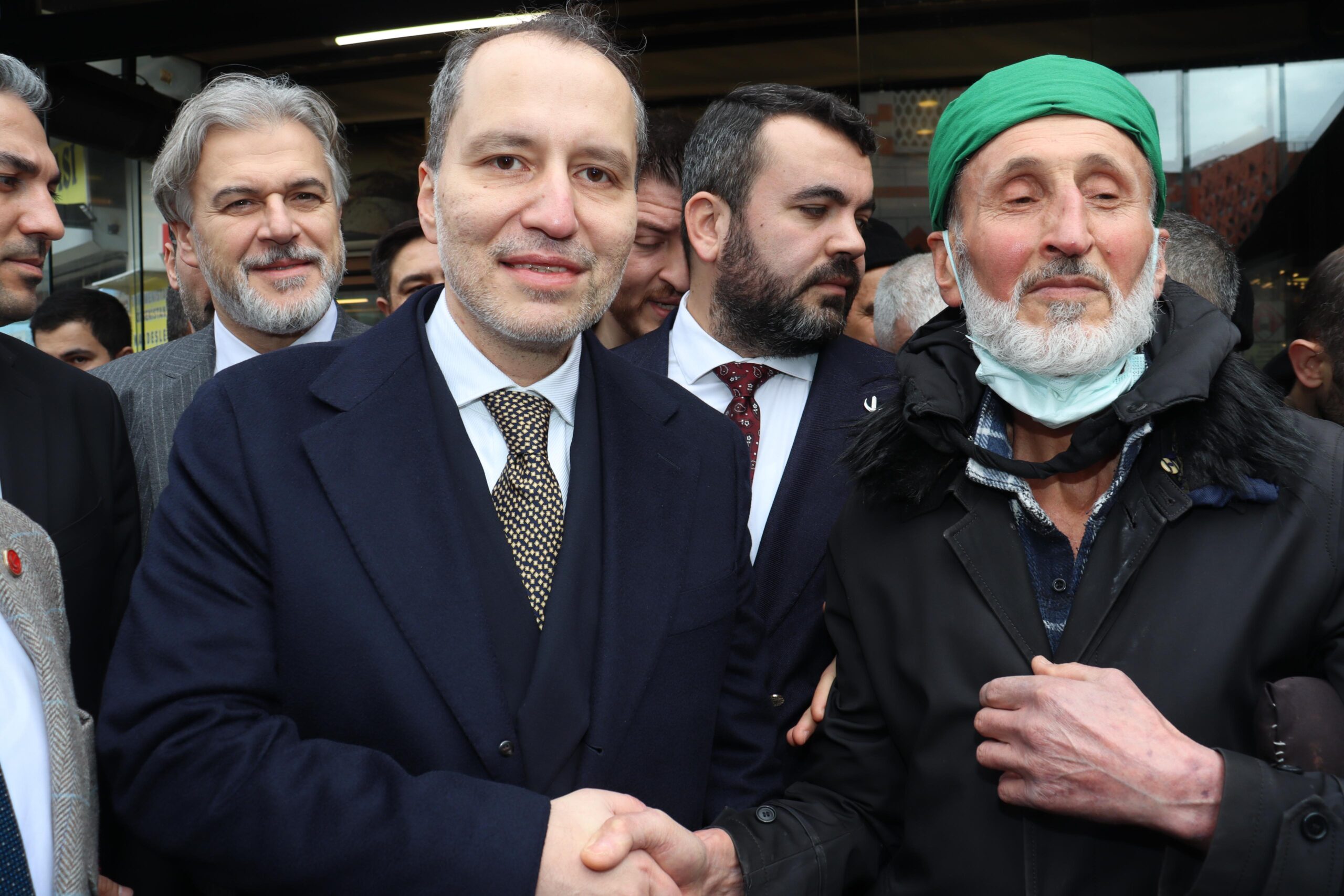 Yeniden Refah Partisi Genel Başkanı Fatih Erbakan, İstanbul Dudullu’da partisinin