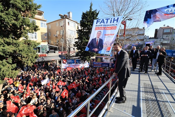 İmamoğlu: “Fatih’in altyapısına 3,5 milyar liralık yatırım yaptık”