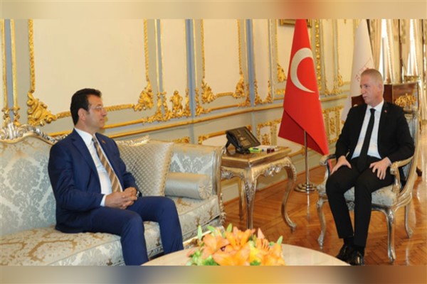 İstanbul Valisi Davut Gül ve İstanbul Büyükşehir Belediye Başkanı Ekrem