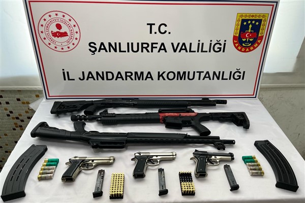 Şanlıurfa’da silah ve mühimmat kaçakçılığı operasyonu