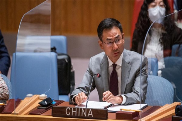 Çin’in Birleşmiş Milletler (BM) Daimi Temsilci Yardımcısı Geng Shuang, uluslararası