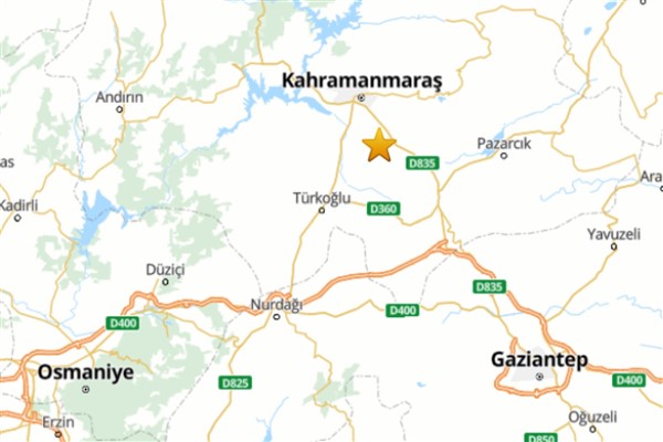 Kahramanmaraş’ta deprem