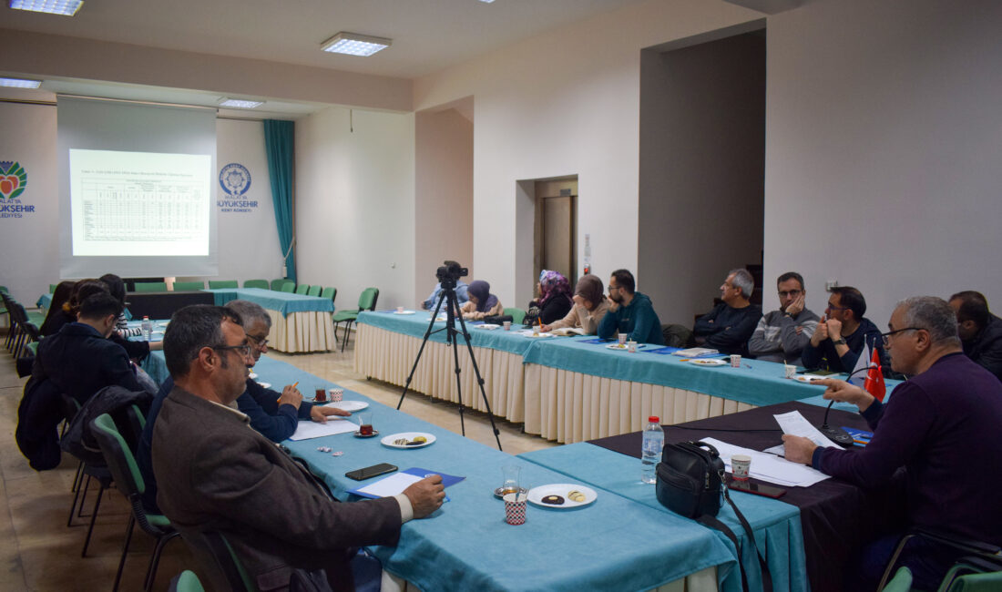 Malatya Kent Konseyi Kültür Mirası Okulu eğitimlerine devam ederken, son