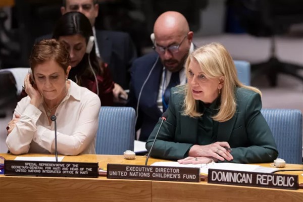 NEW YORK-15.03.2024-HİBYA- Birleşmiş Milletler Çocuklara Yardım Fonu (UNICEF) İcra Direktörü