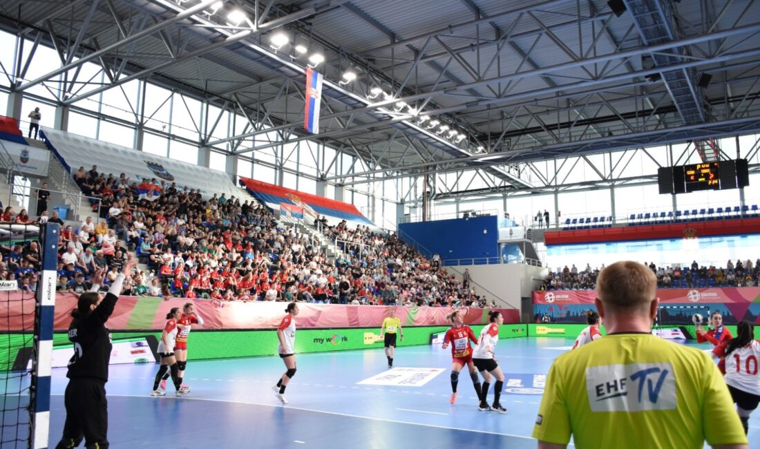 A Milli Kadın Hentbol Takımı, Sırbistan ile oynadığı maç ile