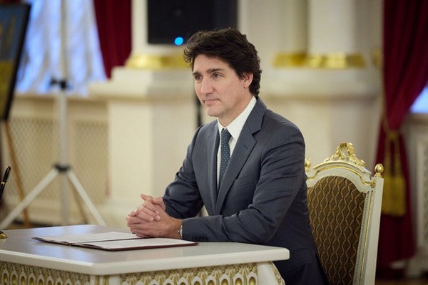 Ottawa, 18 Nisan (Hibya) - Kanada Devlet Başkanı Justin Trudeau,