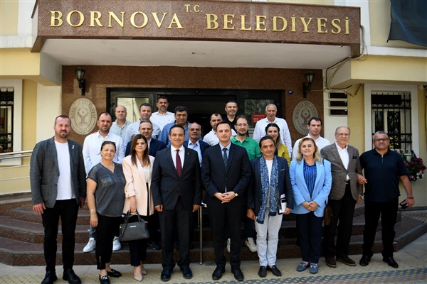 Eski Bornova Belediye Başkanı Atila’dan Başkan Eşki’ye ziyaret