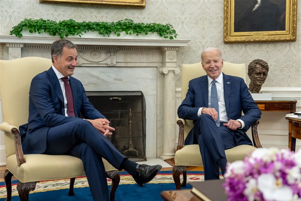 ABD Başkanı Biden, Belçika Başbakanı De Croo ile görüştü