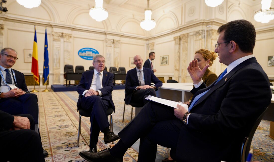 İstanbul Büyükşehir Belediye (İBB) Başkanı Ekrem İmamoğlu, “Avrupa Olimpiyat Komiteleri