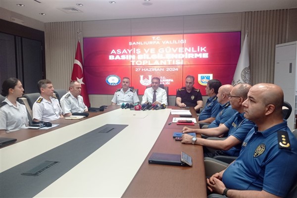 Şanlıurfa’nın 11 aylık asayiş ve güvenlik bilançosu açıklandı