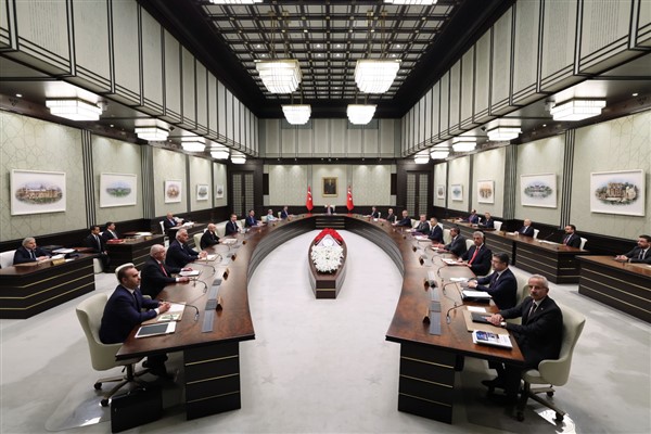 Cumhurbaşkanlığı Kabinesi, Cumhurbaşkanı Recep Tayyip Erdoğan’ın başkanlığında toplandı.