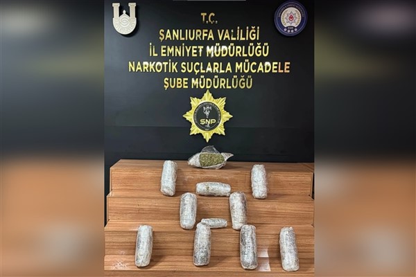 Şanlıurfa’da 19 kilo uyuşturucu ele geçirildi