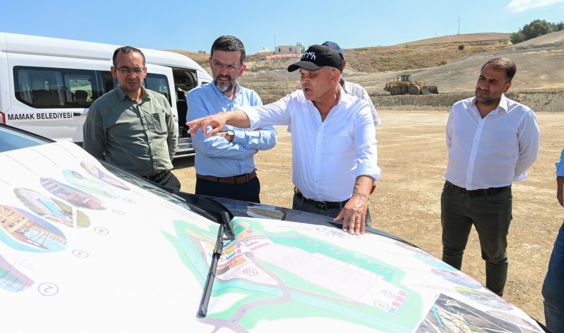 Mamak Belediye Başkanı Veli Gündüz Şahin 60 dönüm alan üzerine