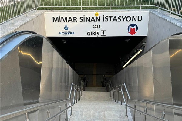 M9 Metro Hattı’nın Mimarsinan İstasyonu, hizmete açıldı