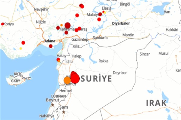 Suriye’de deprem