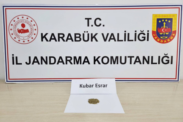 Karabük’te uyuşturucu operasyonu