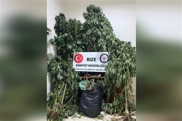 Rize’de uyuşturucu operasyonu: 6 gözaltı