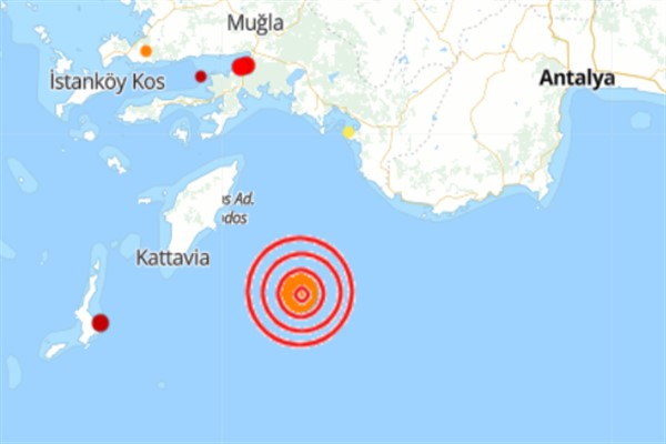 Akdeniz’de deprem