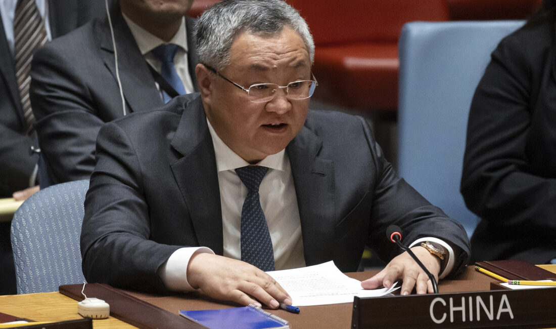 Çin’in Birleşmiş Milletler Daimi Temsilcisi Fu Cong, tek taraflı zorlayıcı