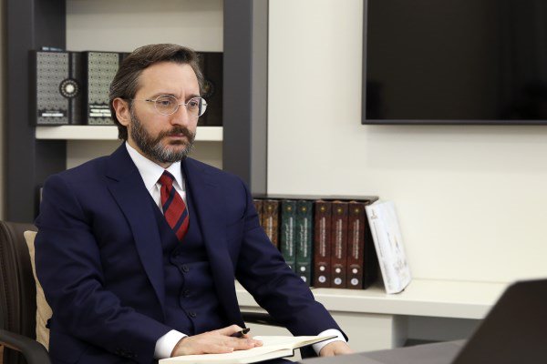 İletişim Başkanı Fahrettin Altun, Katar Devlet Bakanı Mohammed bin Abdülaziz