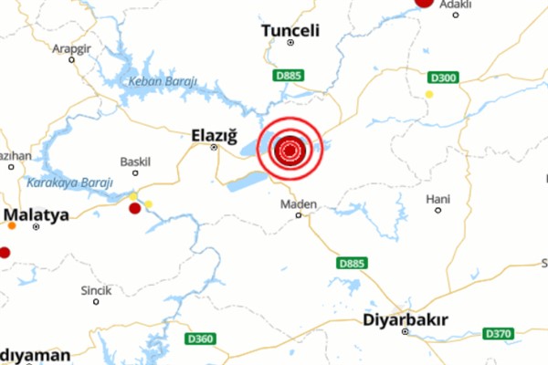 Elazığ’da deprem