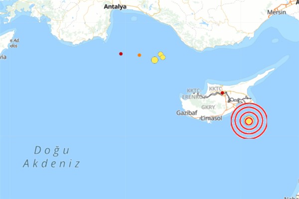 Akdeniz’de deprem