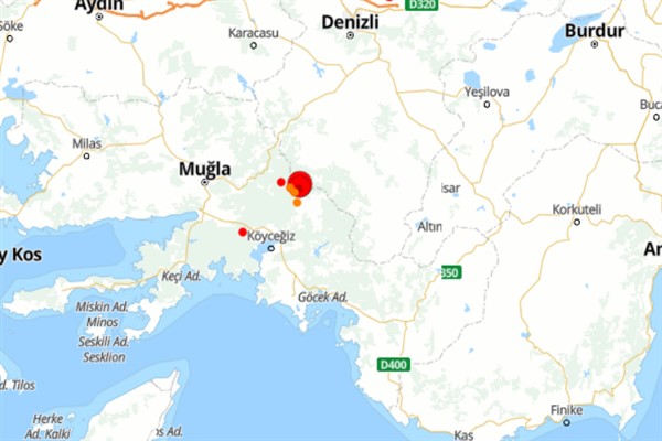 Muğla Karacaören'de 4.0 büyüklüğünde