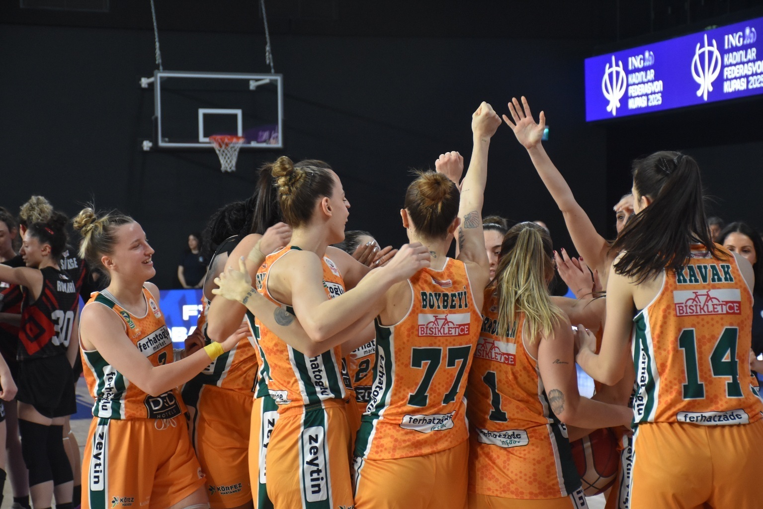 Ferhatoğlu Edremit Belediyesi Gürespor, ING Kadınlar Federasyon Kupası 2025’i kazanarak