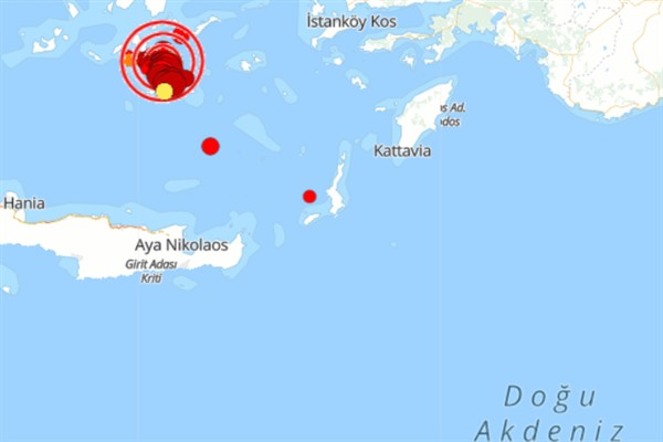 Akdeniz’de 4.8 büyüklüğünde deprem