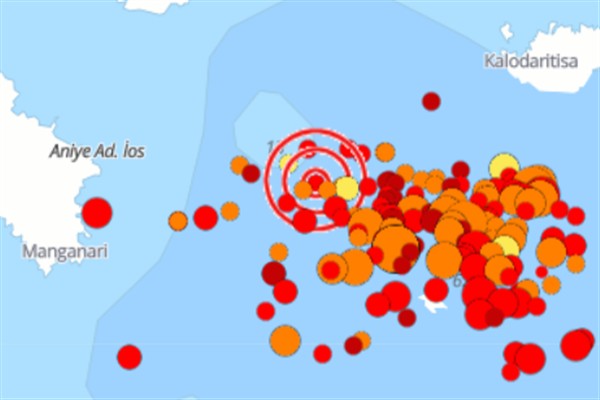 Ege Denizi’nde 4.0 büyüklüğünde deprem meydana geldi.
