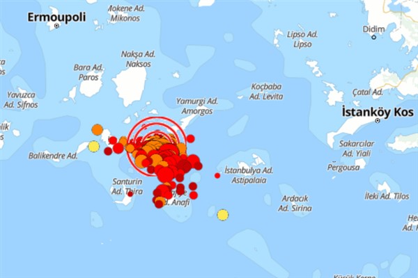 Ege Denizi’nde 4.1 büyüklüğünde deprem meydana geldi.
