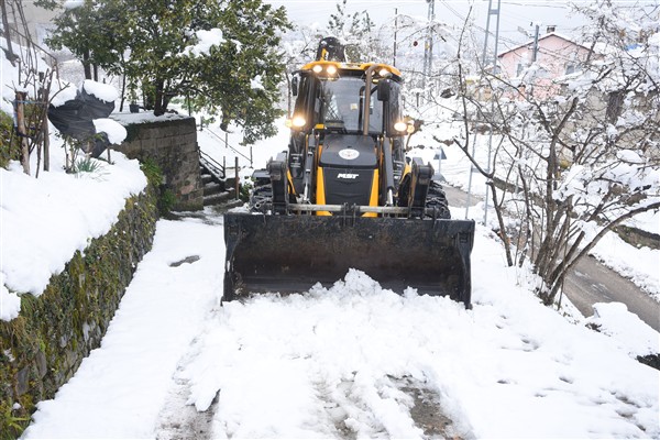 Giresun Belediyesi, kar yağışı