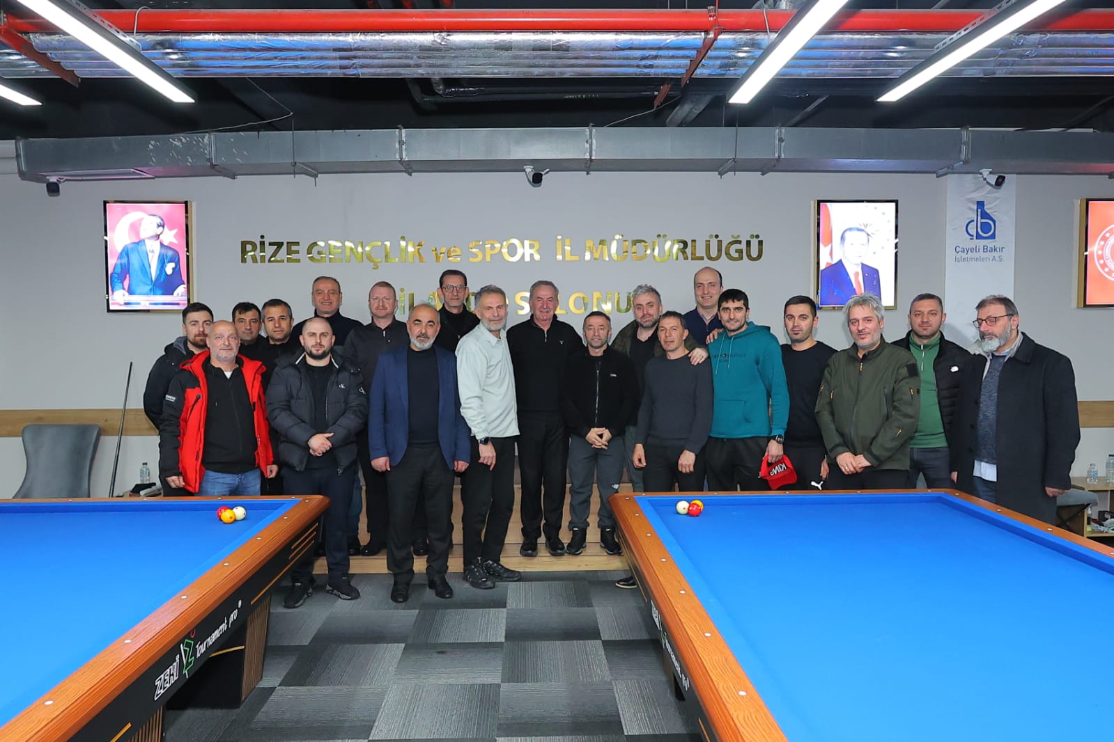 Rize, 12 Şubat (Hibya) - Rize’de 3 Bant Bilardo Bölge