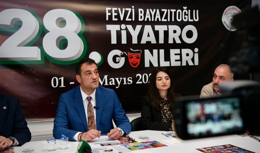 Giresun Belediyesi tarafından geleneksel hale getirilen Tiyatro Günleri 1 Mayıs