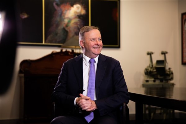 Kanberra, 9 Nisan (Hibya) - Avustralya Başbakanı Anthony Albanese, Barron