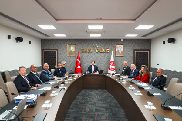 Hatay, 12 Kasım (Hibya) - Hatay Valisi Mustafa Masatlı başkanlığında