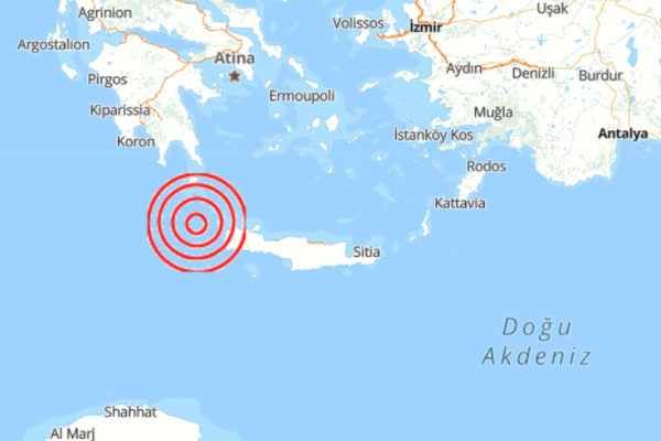 Akdeniz’de 4.2 büyüklüğünde deprem meydana geldi.