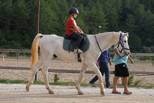 Alanya Belediyesi, Engelsiz Park ve Yaşam Merkezi koordinasyonunda başlatılan binicilik