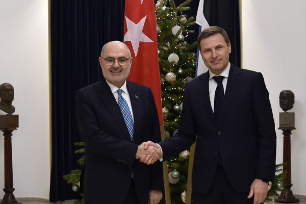 Milli Savunma Bakan Yardımcısı Alpaslan Kavaklıoğlu, Estonya ziyareti kapsamında Savunma