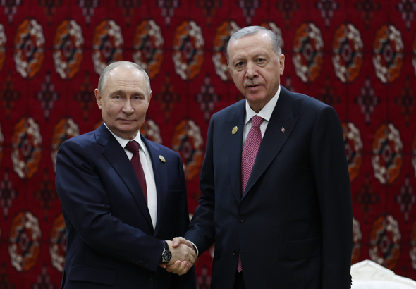 Cumhurbaşkanı Recep Tayyip Erdoğan, Rusya Federasyonu Devlet Başkanı Vladimir Putin