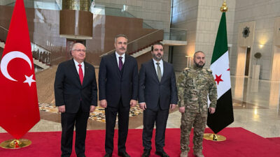 Dışişleri Bakanı Hakan Fidan, Milli Savunma Bakanı Yaşar Güler ve