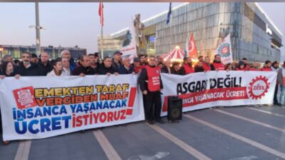 Bursa, 17 Aralık (Hibya) - Devrimci İşçi Sendikaları Konfederasyonu (DİSK)