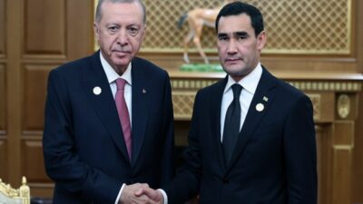 Cumhurbaşkanı Recep Tayyip Erdoğan, Türkmenistan’ın başkenti Aşkabat’ta düzenlenen Uluslararası Barış