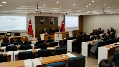 Giresun Valisi Mehmet Fatih Serdengeçti başkanlığında düzenlenen Bağımlılıkla Mücadele İl