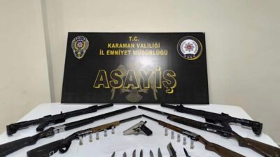 Karaman Emniyet Müdürlüğü tarafından, bir haftalık çalışmalarda 7 aranan şahsın