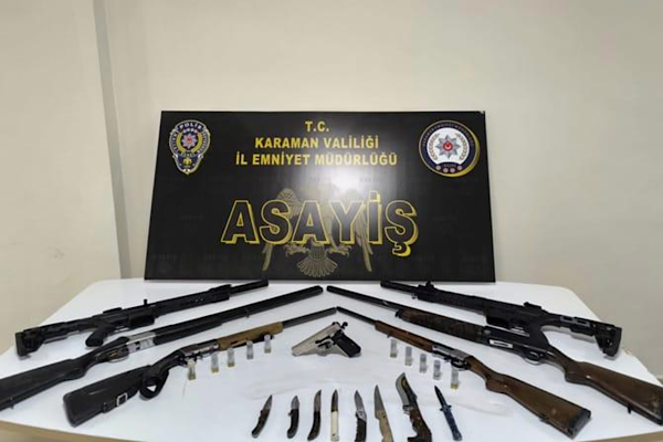 Karaman Emniyet Müdürlüğü tarafından, bir haftalık çalışmalarda 7 aranan şahsın