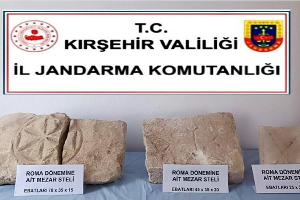 Kırşehir İl Jandarma Komutanlığı tarafından , kaçak kazı ve definecilik